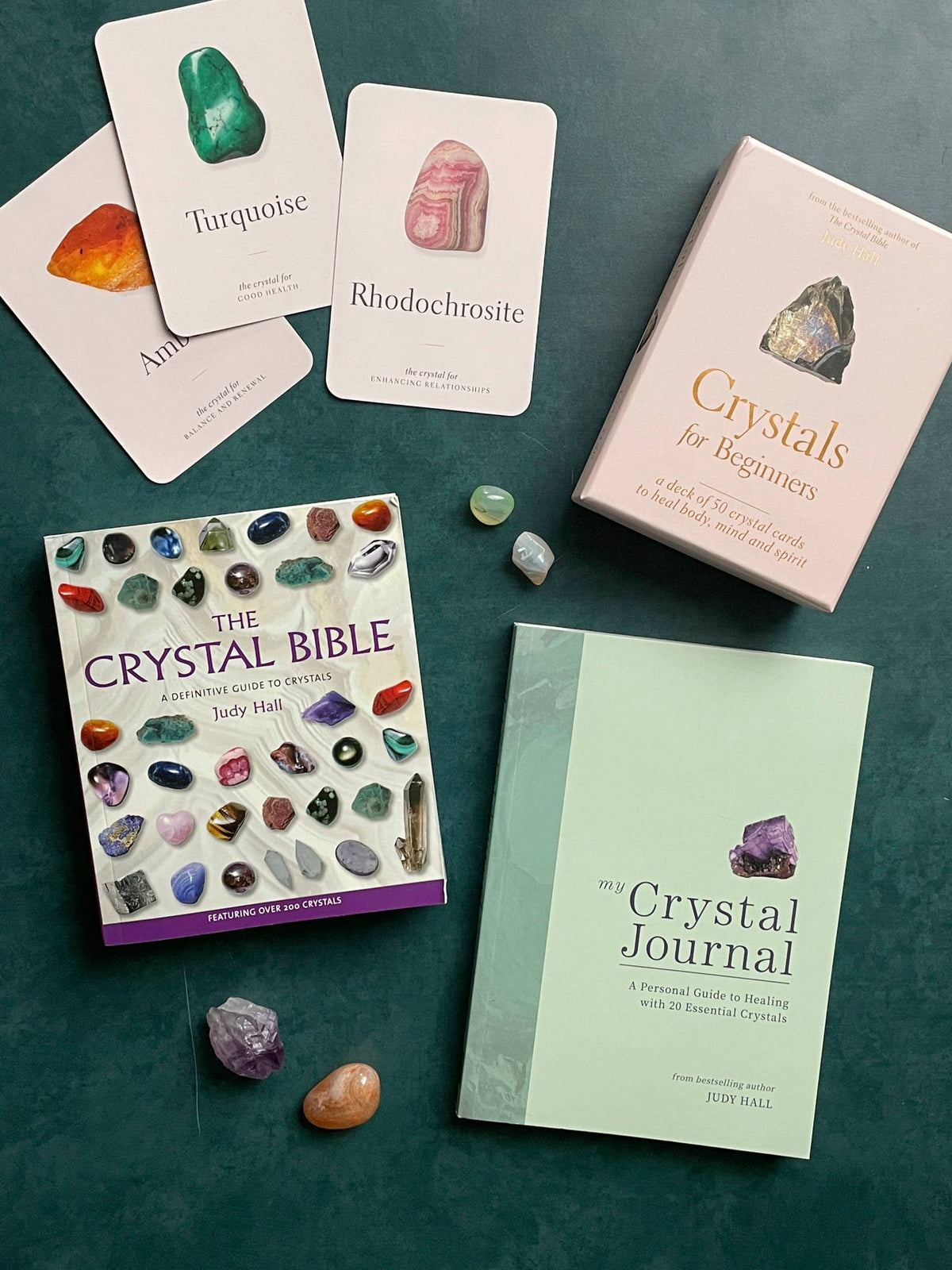 Crystals For Beginners Card Deck by Judy Hall