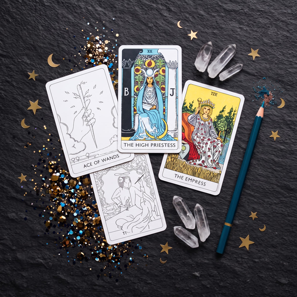 The Coloring Tarot | A Deck and Guidebook to Color