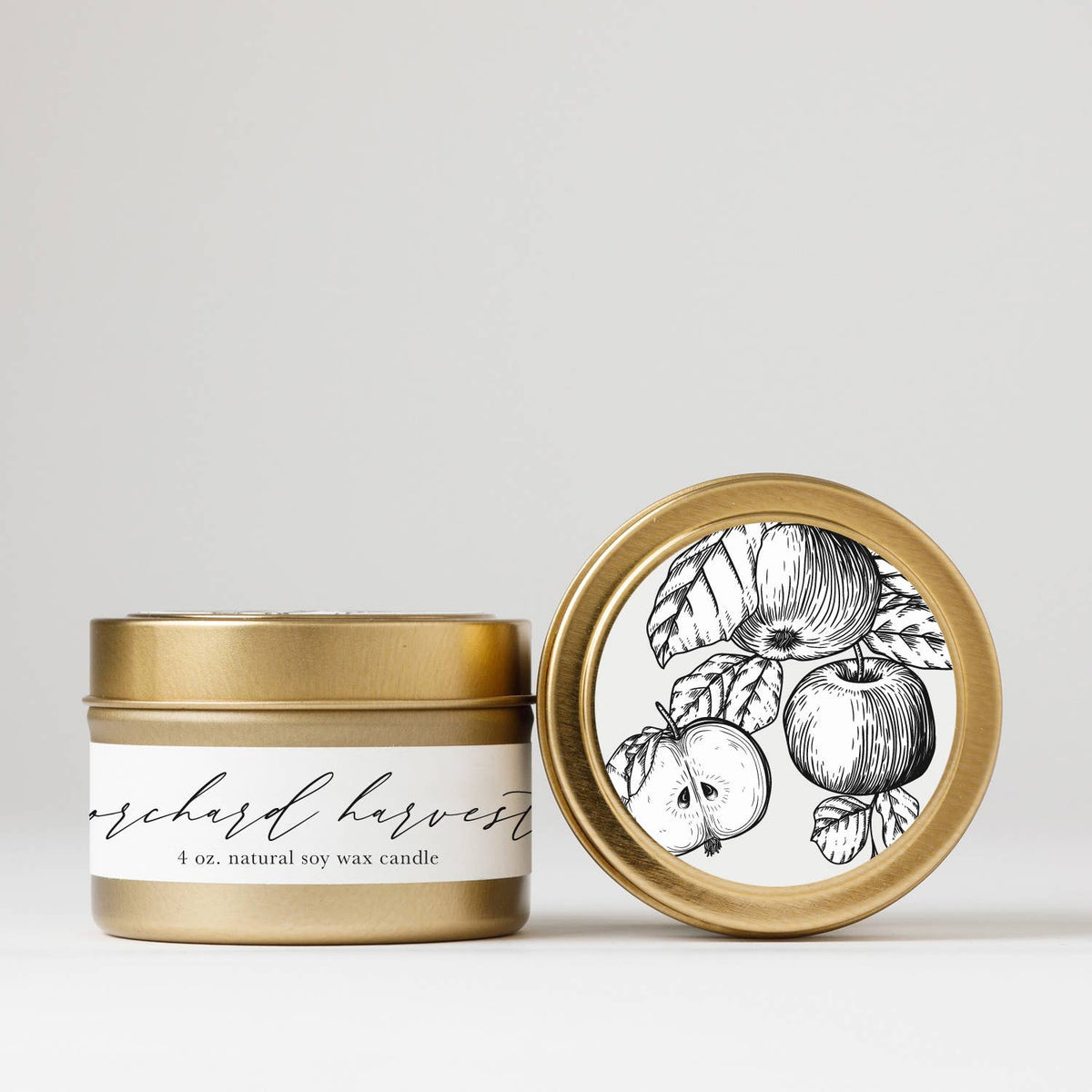 Orchard Harvest : Tin Soy Candle | apple autumn fall festive