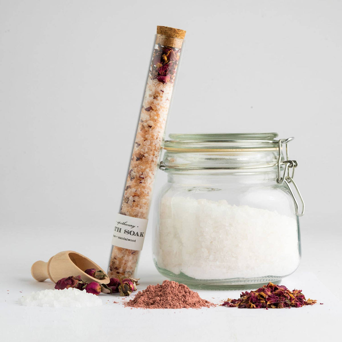 Rose Sandalwood Bath Soak Tube | Spa Therapy
