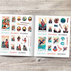 Tarot of The Divine Stickerology