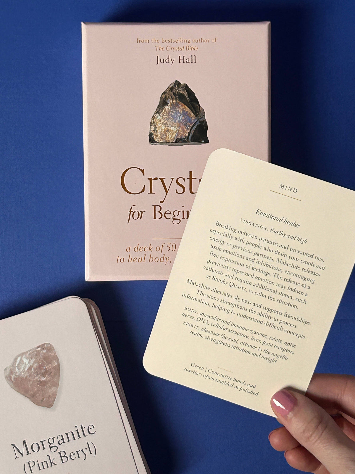 Crystals For Beginners Card Deck by Judy Hall