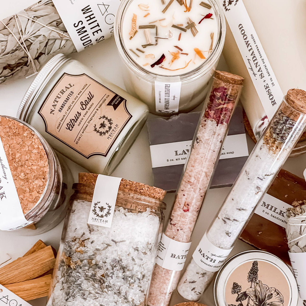 Rose Sandalwood Bath Soak Tube | Spa Therapy