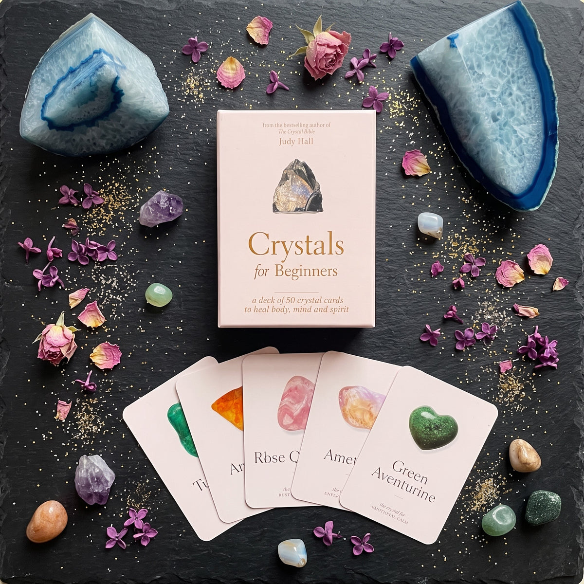 Crystals For Beginners Card Deck by Judy Hall