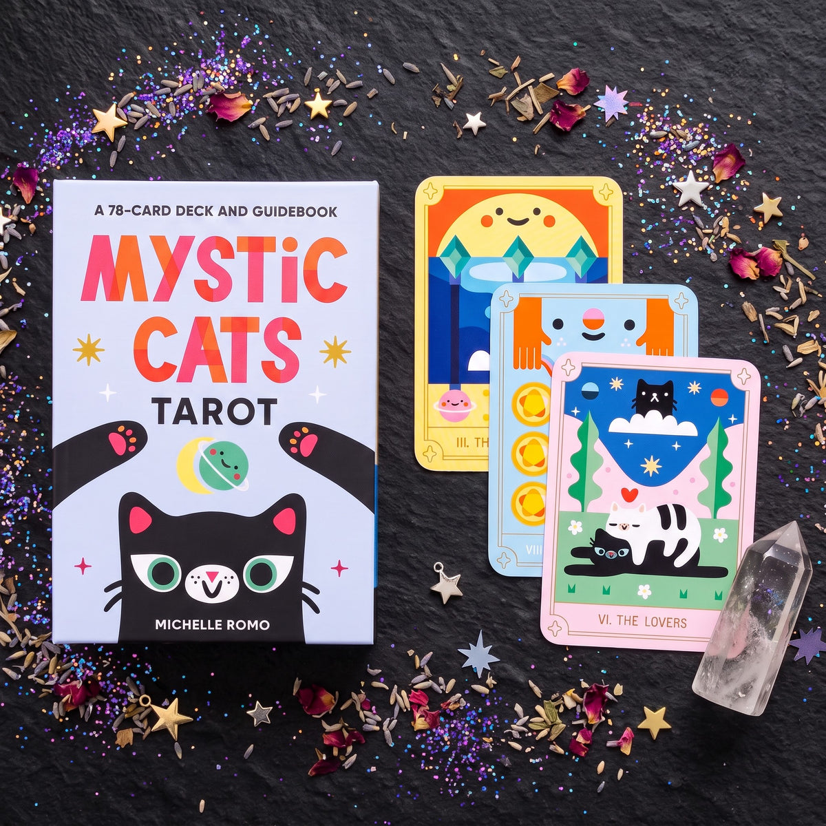 Mystic Cats Tarot: A 78-Card Deck and Guidebook