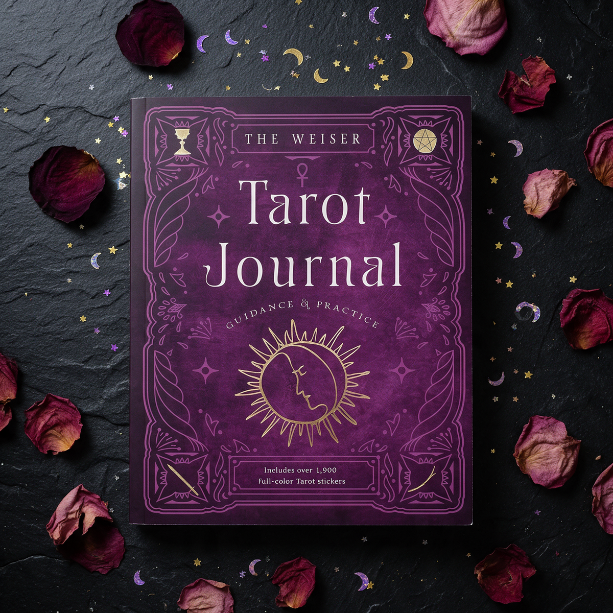 The Weiser Tarot Journal: Includes 1,920 Tarot Stickers